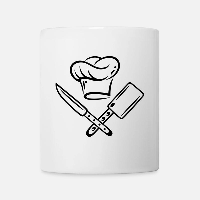 Cuisiner, chapeau de chef - Mug blanc - blanc
