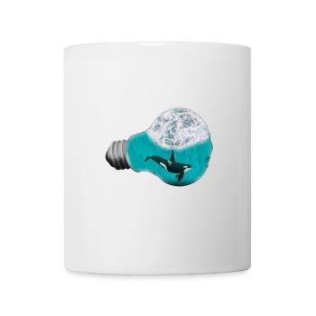 Éclat Océan à Thème Orque - Mug blanc - blanc - Devant