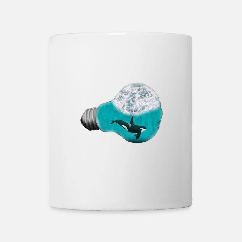 Ozeanscherbe im Ork-Stil - Tasse - Weiß
