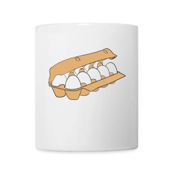 Eierkarton - Tasse - Weiß - Vorne