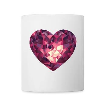 Large heart jewelry. Valentines Day, Mothers Day. - Mug - white - Front