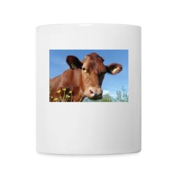 vache - Mug blanc - blanc - Devant