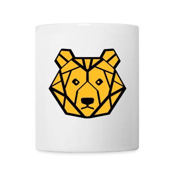 baer symetrisch - Tasse - Weiß - Vorne