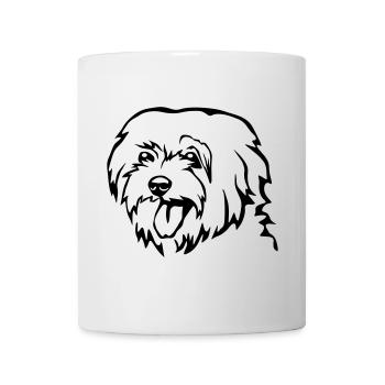 Tête maltaise - Mug blanc - blanc - Devant