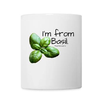 Basil Kraeuter Greenblack - Mug - white - Front