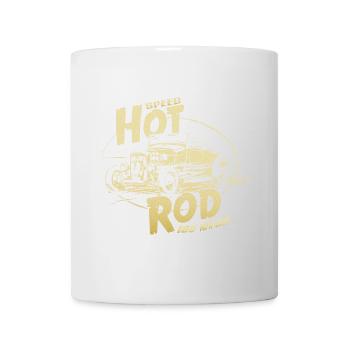 Hot rod garage V8 - Mug - white - Front