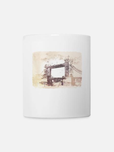 London England Tower Bridge - Tasse - Weiß