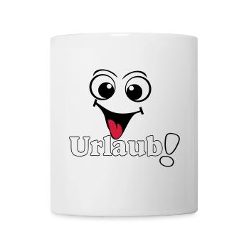 vacances, vacances disant chemise autocollant vacances (25) - Mug blanc - blanc - Devant