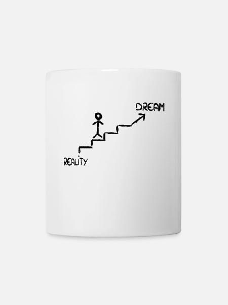 Reality to dream - Mug - white