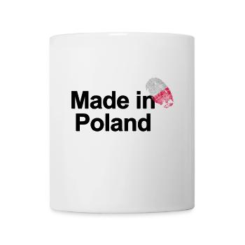 Fingerprint Made in Poland Poster - Tasse - Weiß - Vorne