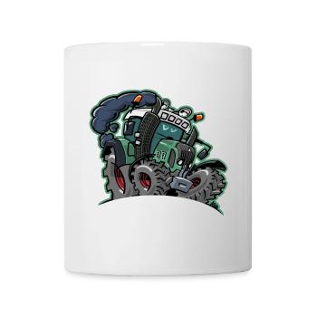 0922 F Kante - Tasse - Weiß - Vorne