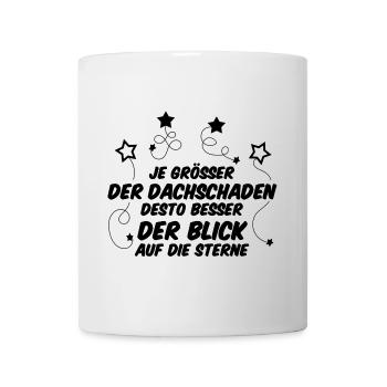 Motivierende Sternenhimmel-Botschaft - Tasse - Weiß - Vorne