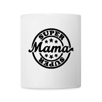 Super maman, maman, fête des mères, cadeau pour le lundi* - Mug blanc - blanc - Devant