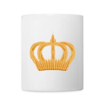 royal crown of wheat ears - Mug - white - Front