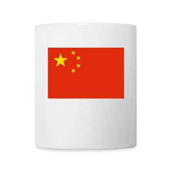 Drapeau de la République populaire de Chine 🇨🇳 - Mug blanc - blanc - Devant