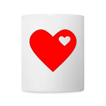 Valentinstag, Valentinstag, Valentinstag - Tasse - Weiß - Vorne