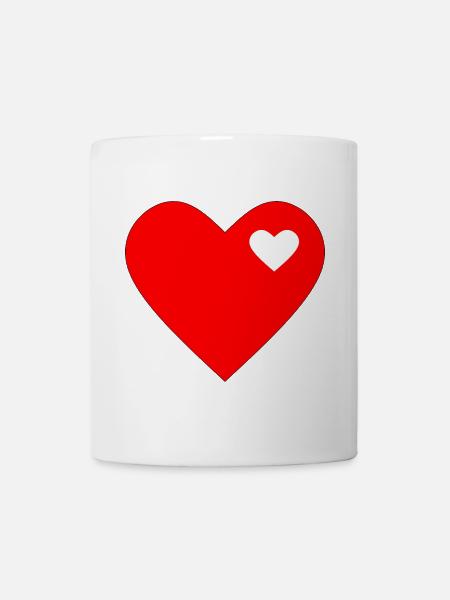 Saint-Valentin, Saint-Valentin, Saint-Valentin - Mug blanc - blanc
