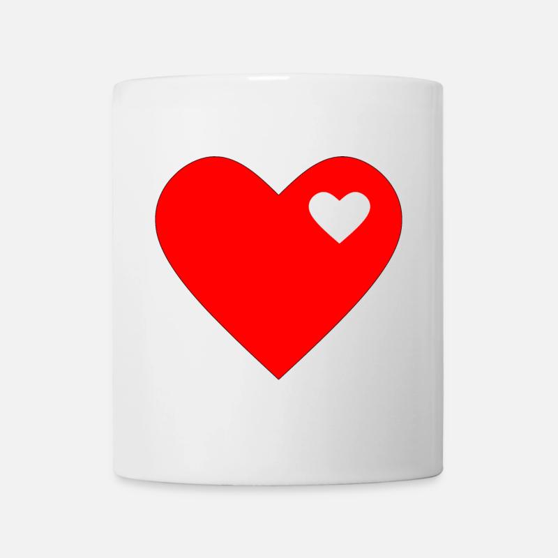 Saint-Valentin, Saint-Valentin, Saint-Valentin - Mug blanc - blanc