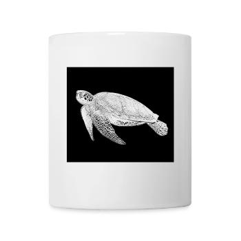 Schildkröte - Tasse - Weiß - Vorne