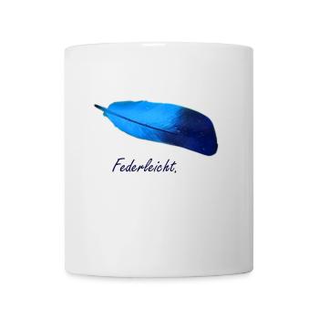 Feder Federleicht Vogel - Tasse - Weiß - Vorne