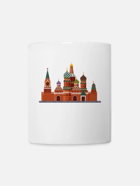 Monument du Kremlin à Moscou - Mug blanc - blanc