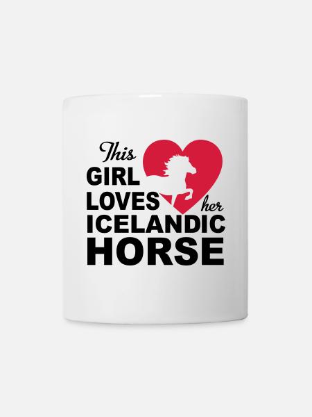 Cheval islandais - Mug blanc - blanc