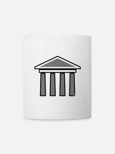 Temple grec - Mug blanc - blanc