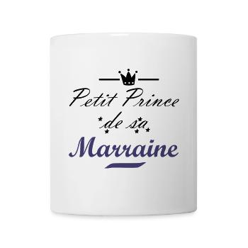 Petit Prince de sa Marraine - Mug blanc - blanc - Devant