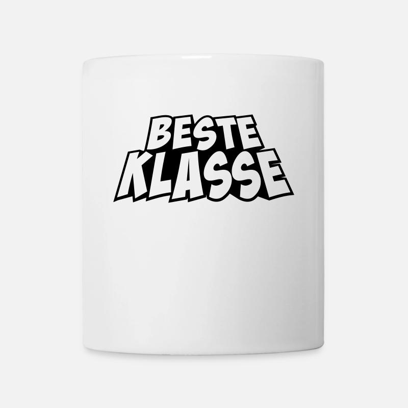 Cooler Spruch Beste Klasse Schule Abitur Geschenk - Tasse - Weiß