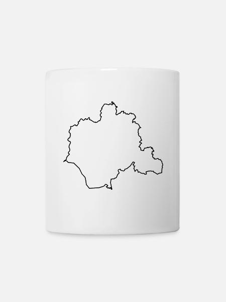 Contour du cercle Lippe - Mug blanc - blanc