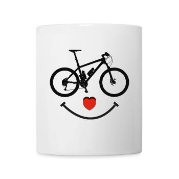 MTB Mountainbike Mountainbiker Mountainbike fahren - Tasse - Weiß - Vorne