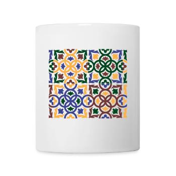 Andalusian Tiles 3 (face mask) - Mug - white - Front
