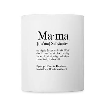 Mama Definition | Dear mother family mother's day - Mug - white - Front