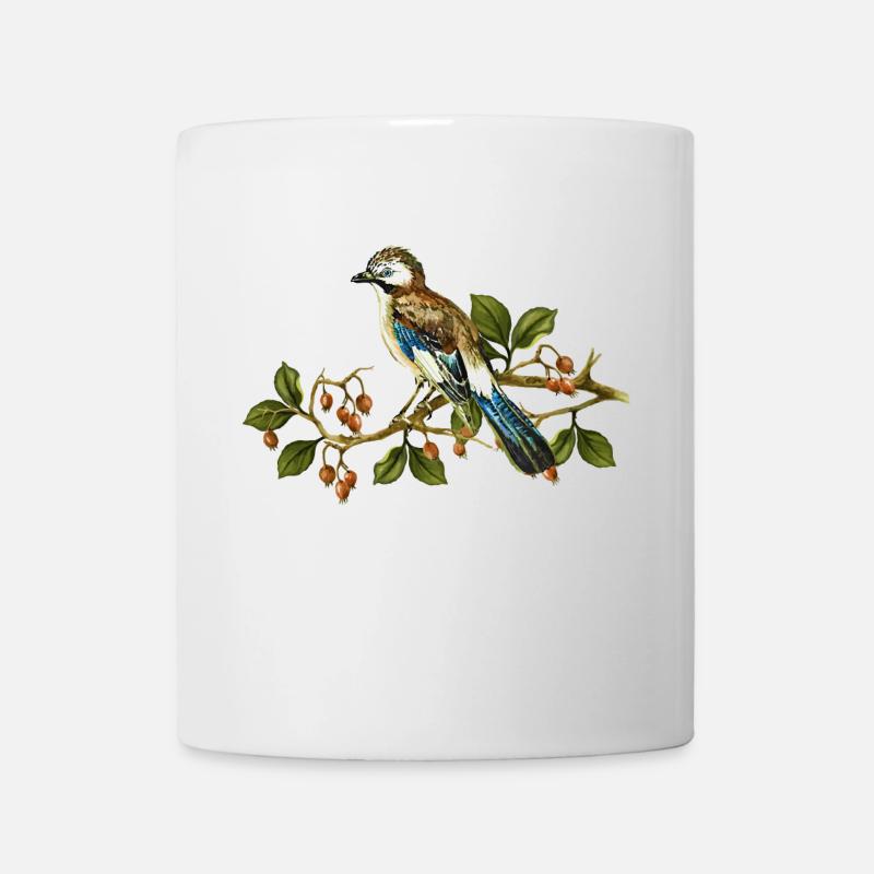 Eichelhäher - Tasse - Weiß