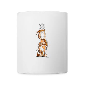 Nope horse I Simply Nope motif animal - Mug blanc - blanc - Devant