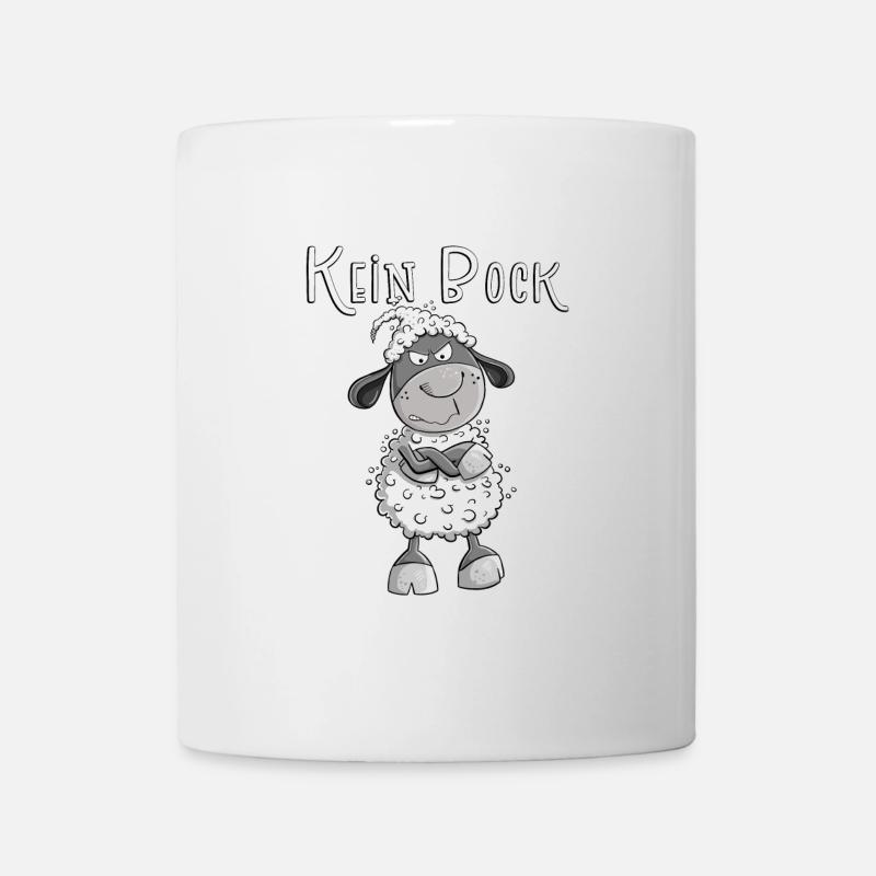 Kein Bock Schaf I Nein Statement Fun Sprüche - Tasse - Weiß