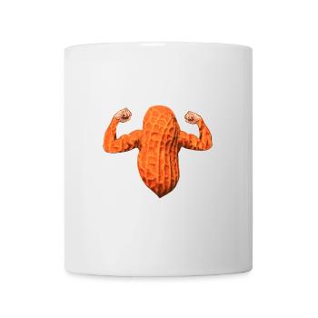 Peanut Power - Mug blanc - blanc - Devant