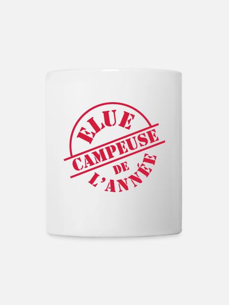 Elue Campeuse de l'année - Mug blanc - blanc