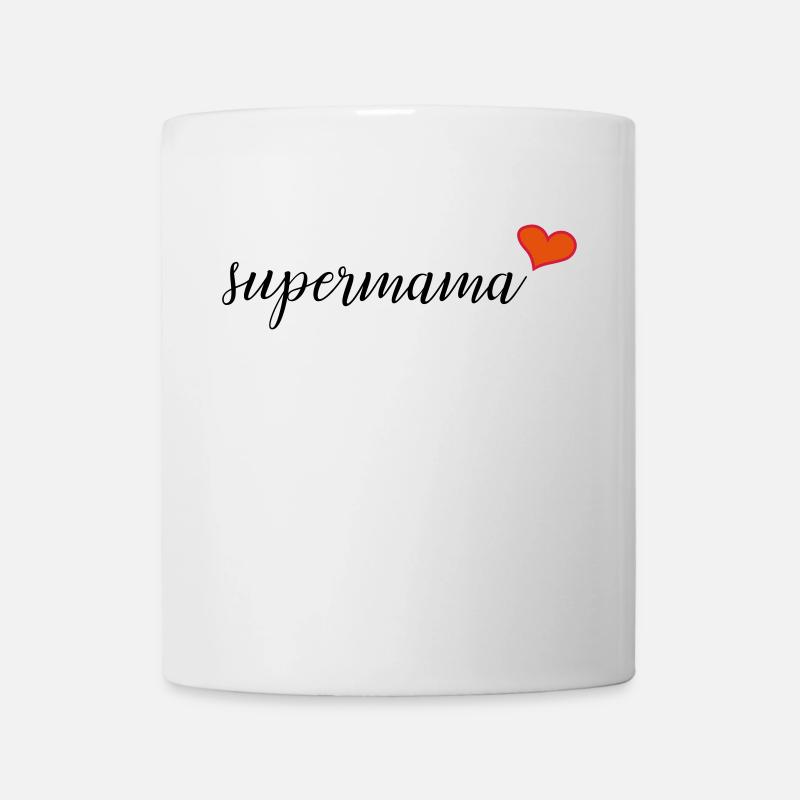 Supermama - Tasse - Weiß
