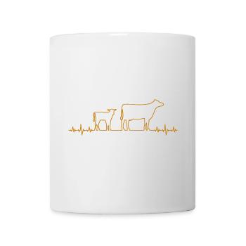 Cow calf bull - Mug - white - Front
