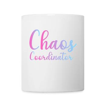 Chaos Coordinator Manager Boss Boss Mom Dad Office - Mug - white - Front