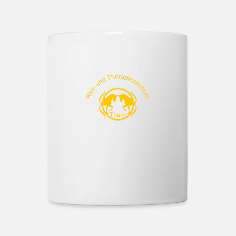 400dpiLogo gelb - Tasse - Weiß