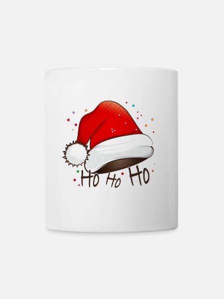 Bonnet de Père Noël pour le Père Noël pour Noël - Mug blanc - blanc