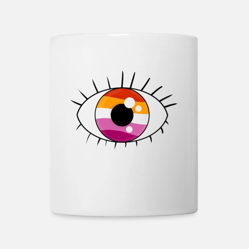 EYE lesbian - Mug blanc - blanc