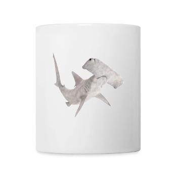 Great hammerhead, shark, shark - Mug - white - Front