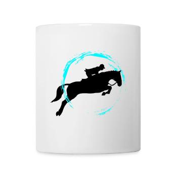 équitation - Mug blanc - blanc - Devant