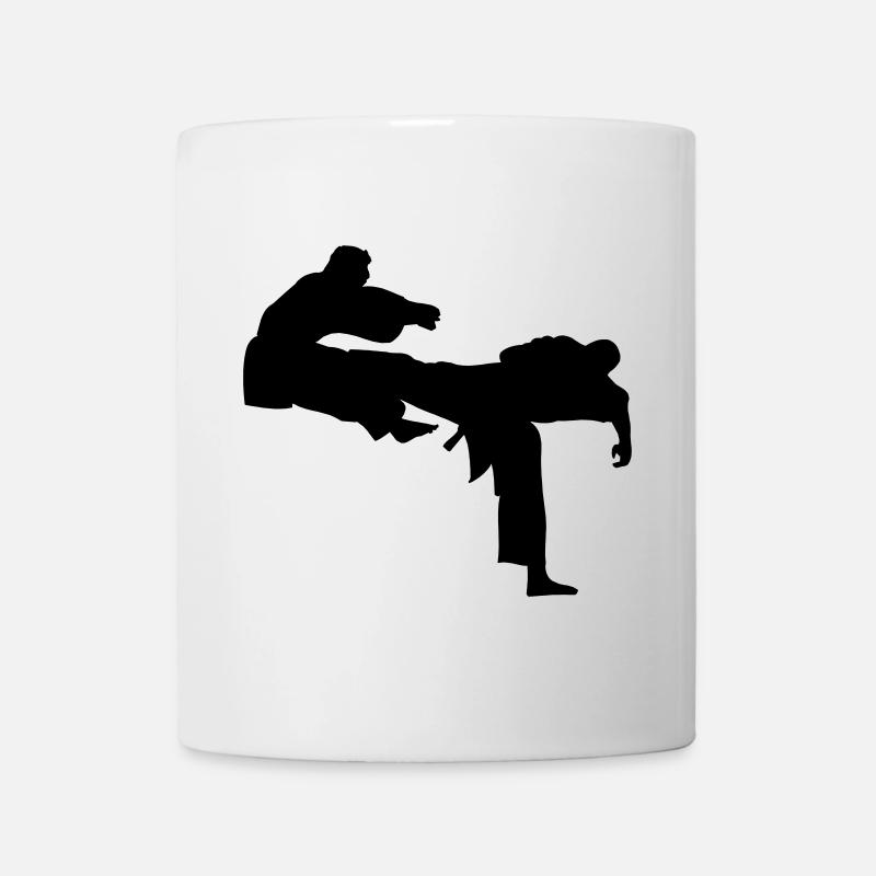 Kick geri kick karate - Mug - white