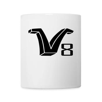 V8 forever - Tasse - Weiß - Vorne