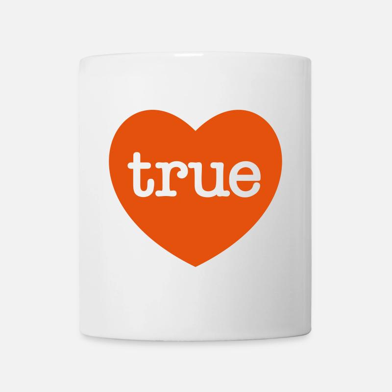 TRUE LOVE Heart - Mug - white