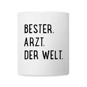 bester arzt - Tasse - Weiß - Vorne